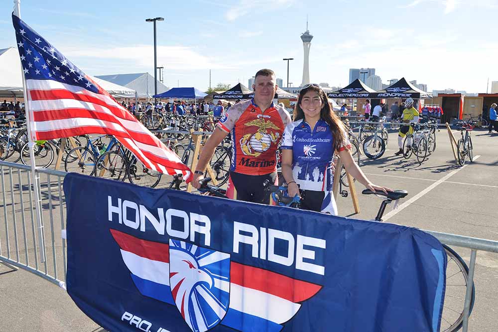 2017 OPTUM HONOR RIDE  HONORS VETERANS DAY  IN LAS VEGAS